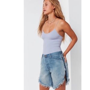 One Teaspoon Frankie’s Long Line Denim Shorts